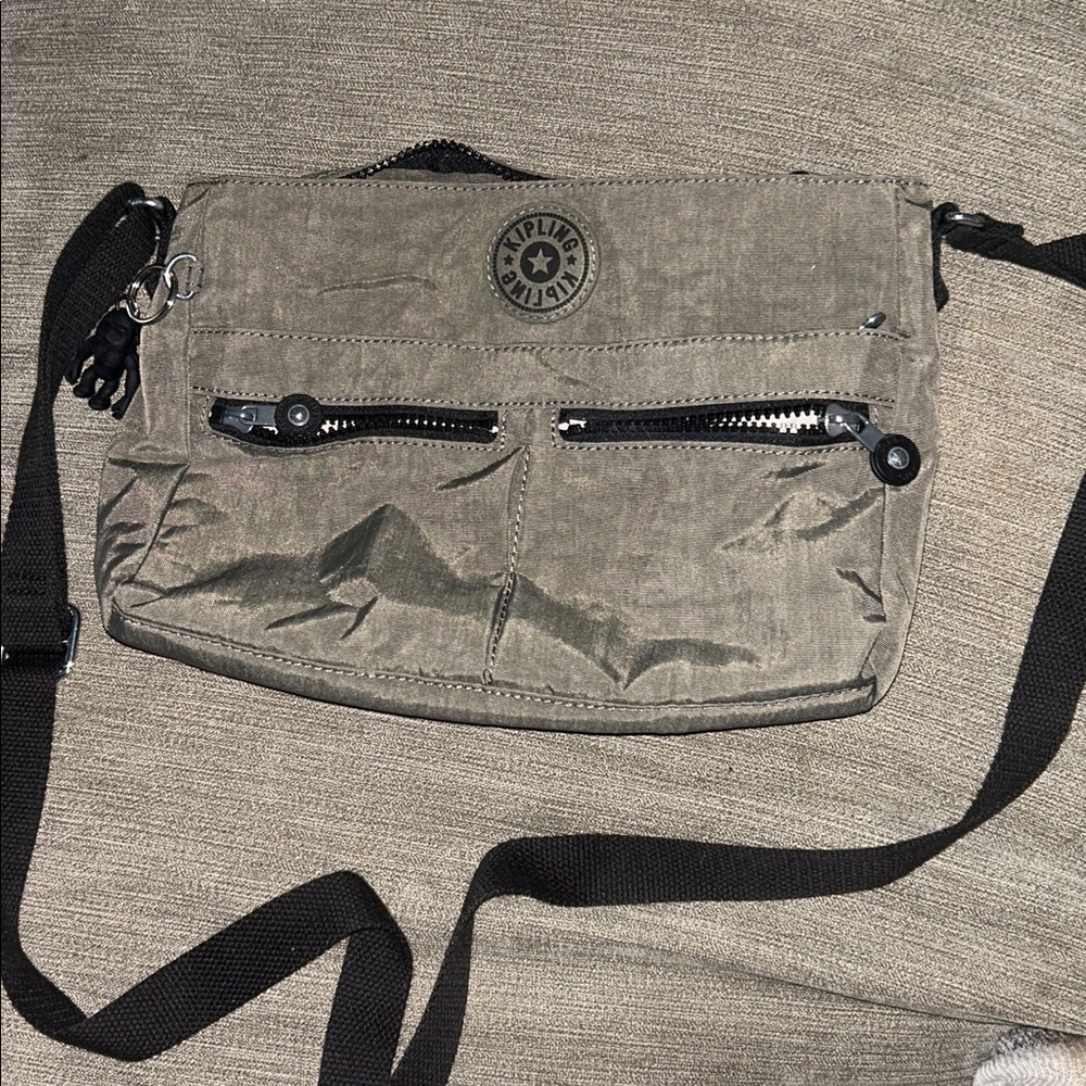 Kipling women Izellah bag green‎ adjustable crossbody bag Nylon